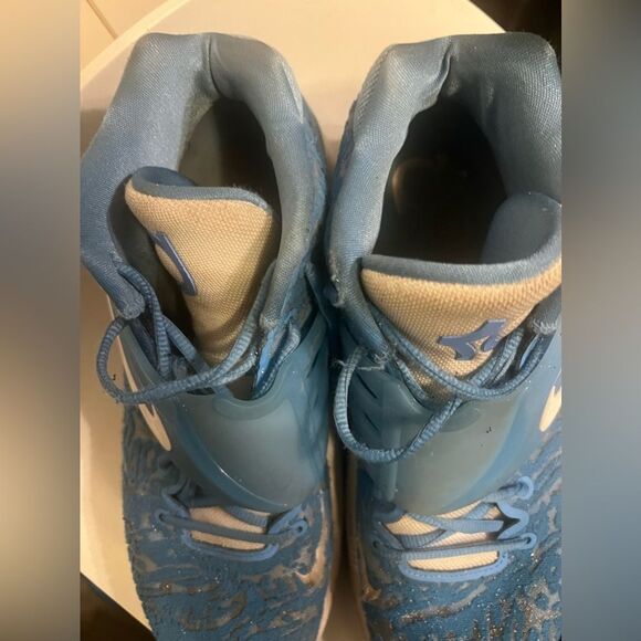 Nike KD14 TB University Blue/White Basketball Shoes DM5040-405 US Men Size 11.5 - Picture 6 of 13
